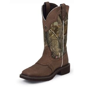 Justin GY9609 Womens Gypsy Real Tree Western Boot Camo 9B T1